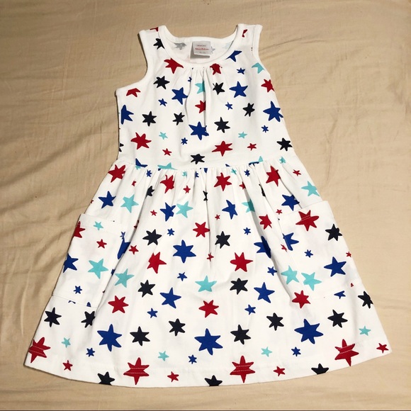 Hanna Andersson Other - NWOT Hanna Andersson White, Red, and Blue Dress Size 5